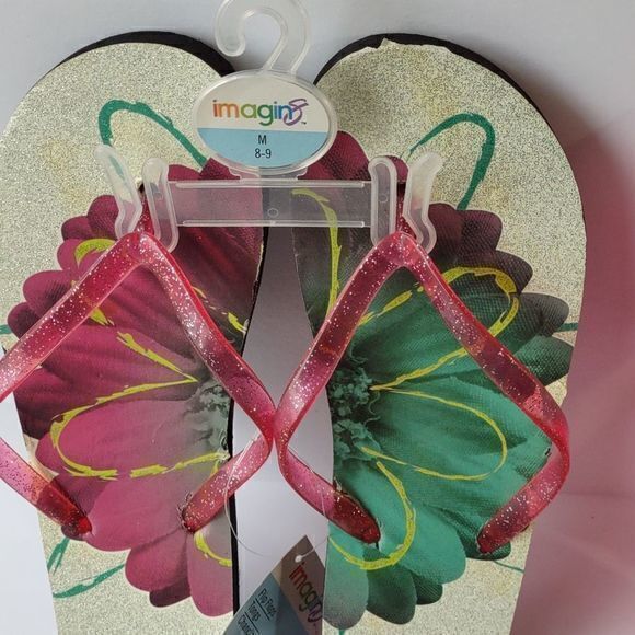 Bundle of Flip Flops -‎ 4 Sets - Please Read Description- Sz 8/9 - Picture 2 of 12